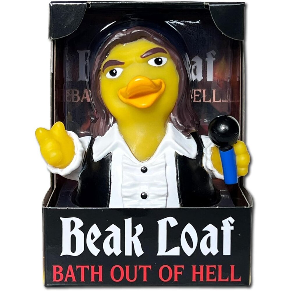 Beak Loaf Rubber Duck Collectible Bath Toy - Floating Unique Gift For Kids & Adu